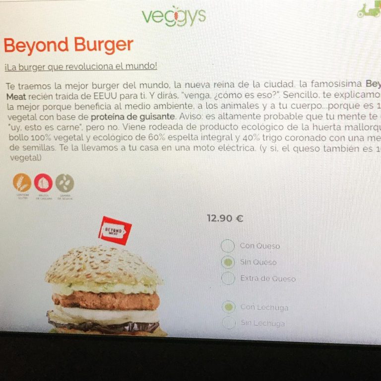 beyong burger carta